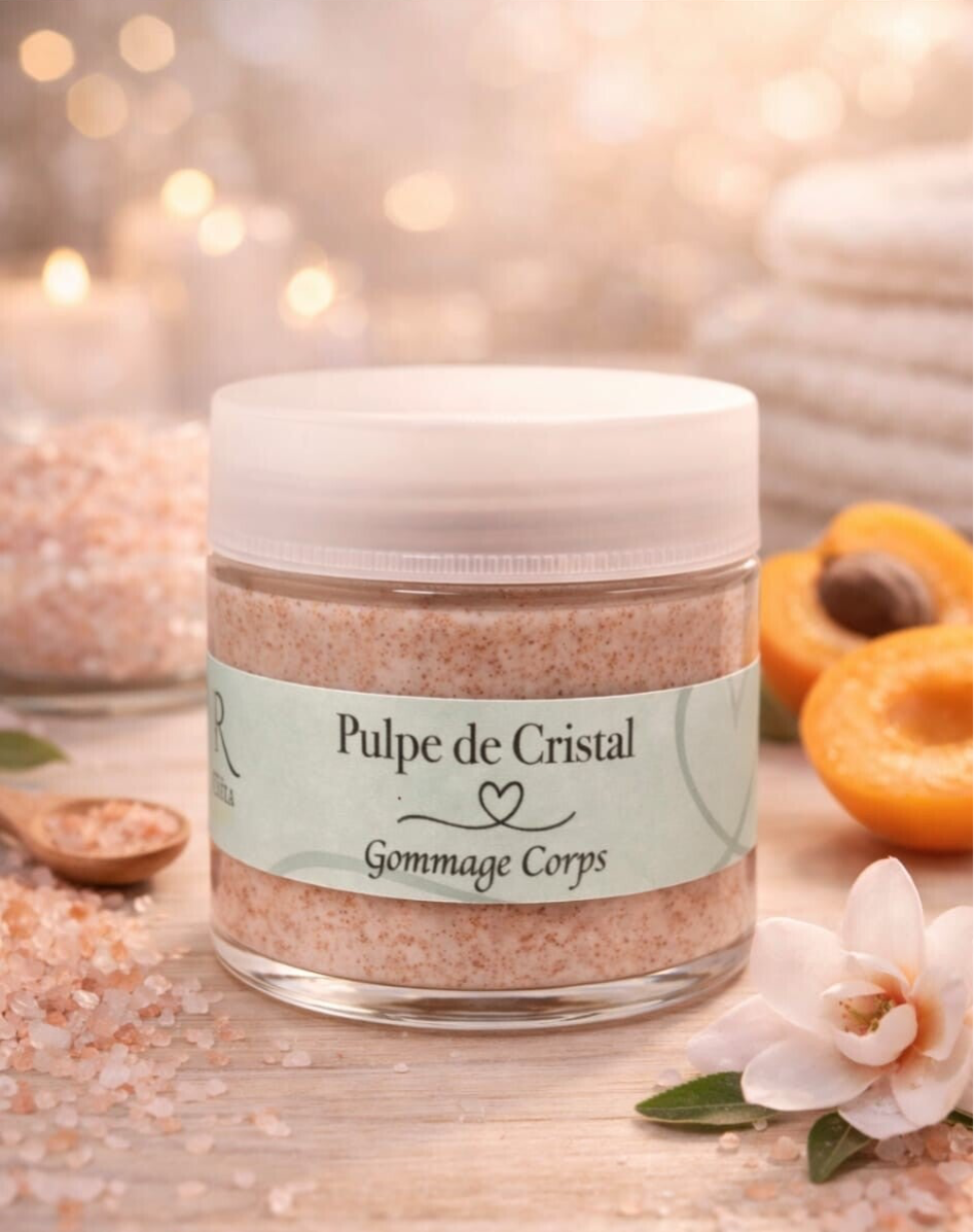 Gommage corps au sel d'Himalaya - Pulpe de Cristal - 200ml