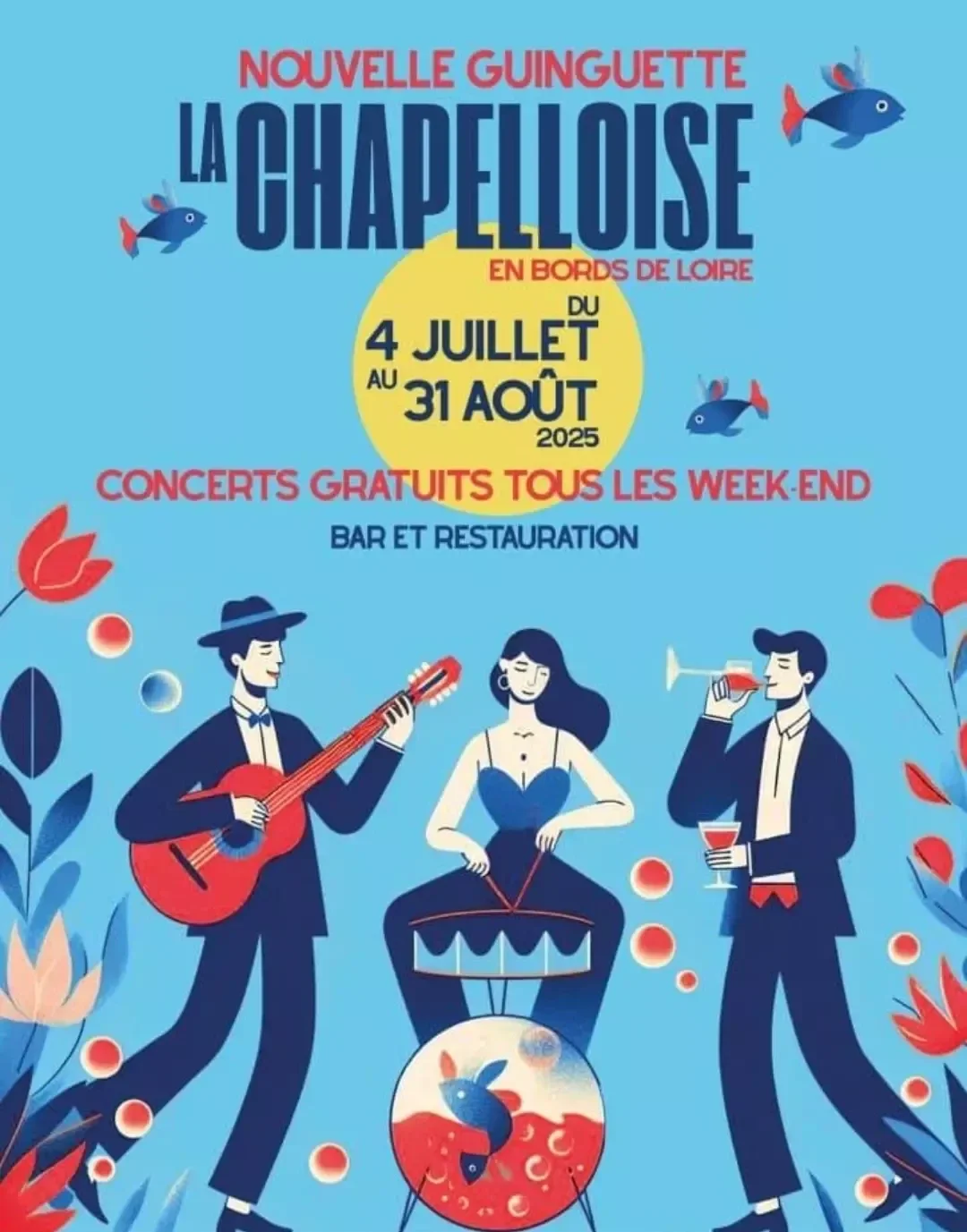 photo de la guinguette La Chapelloise sur le site Sortir a Orleans