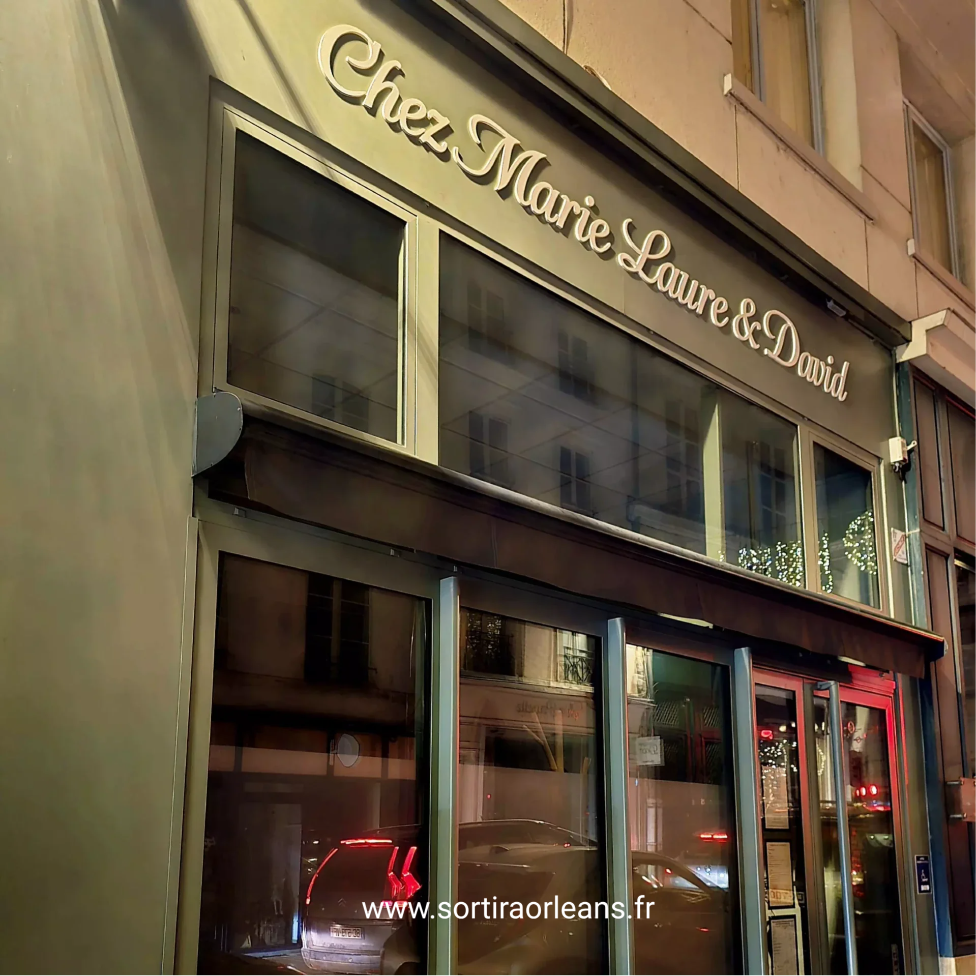 Photo du restaurant chez Marie Laure et David sur le site Sortir a Orleans 