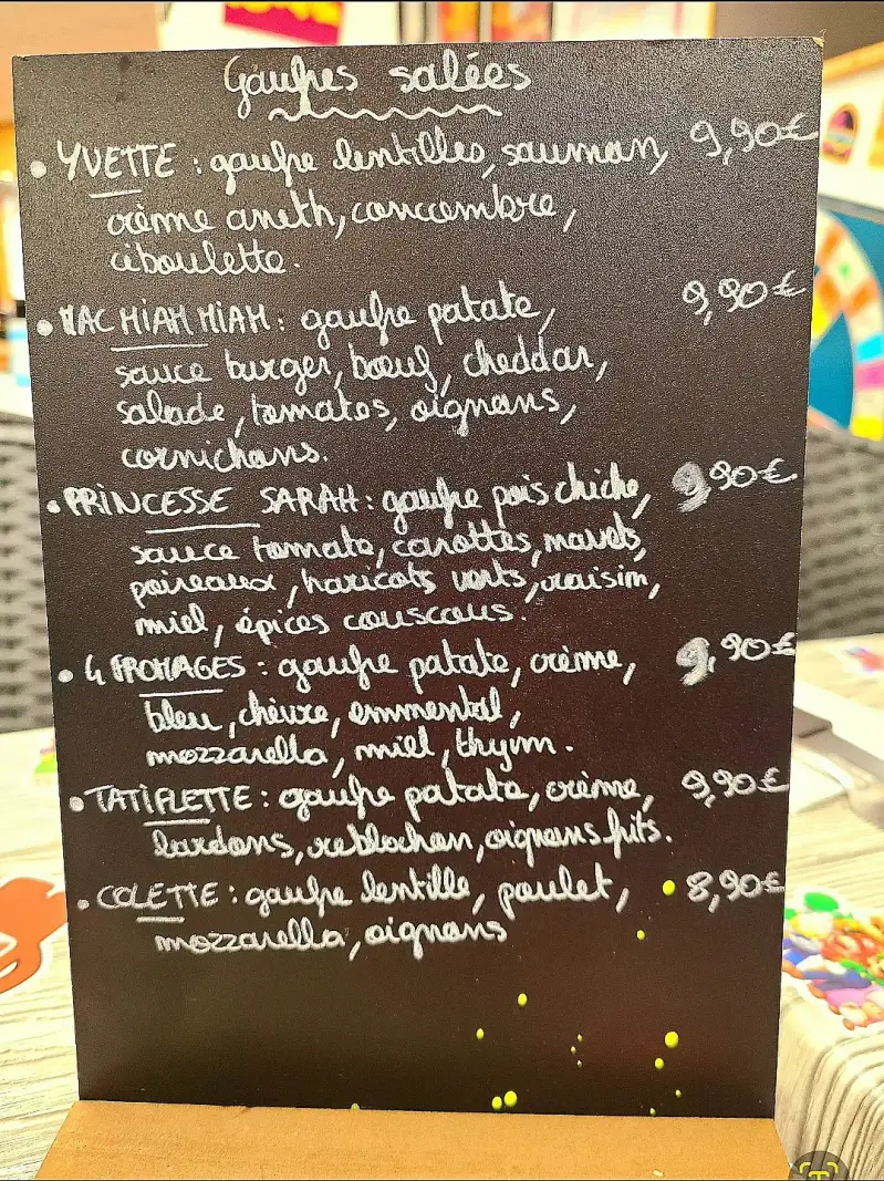 Photo du Menu du restaurant Mamie Miam Miam sur le site Sortir a Orleans 