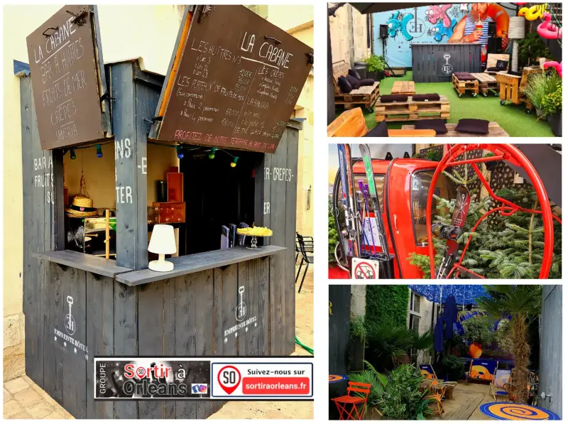 Photo du bar La Cabane de l'empreinte hotel sur le site Sortir a Orleans