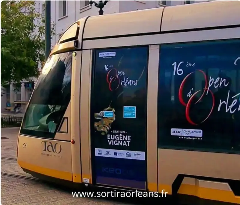 Photo du tram d'Orleans sur le site Sortir a Orleans