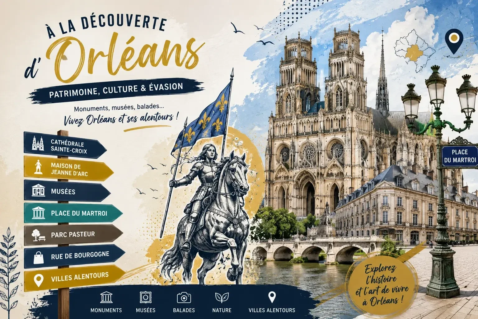 Rubrique a la decouverte d'Orleans du site Sortir a Orleans