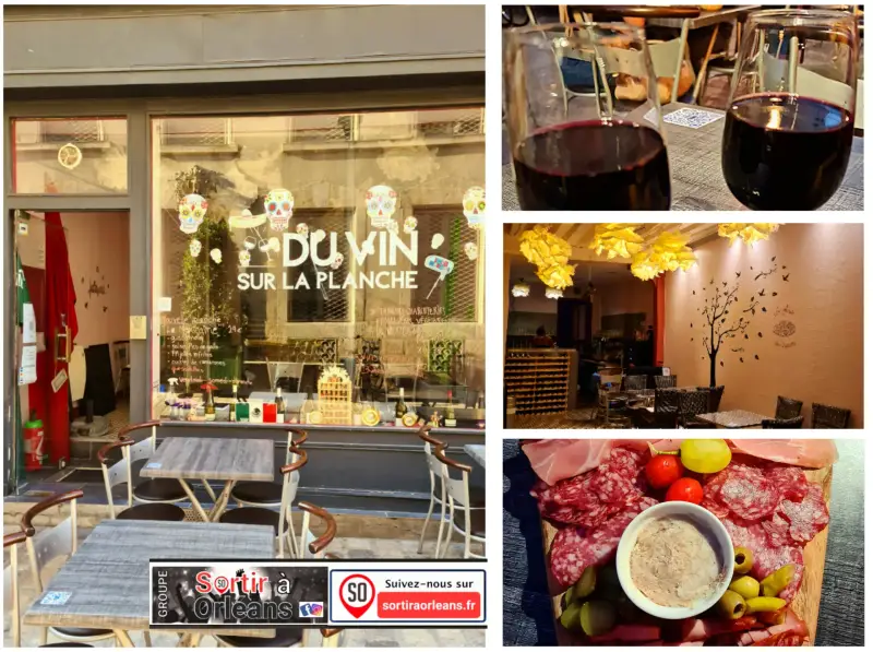 photo du bar du vin sur la planche sur le site Sortir a Orleans