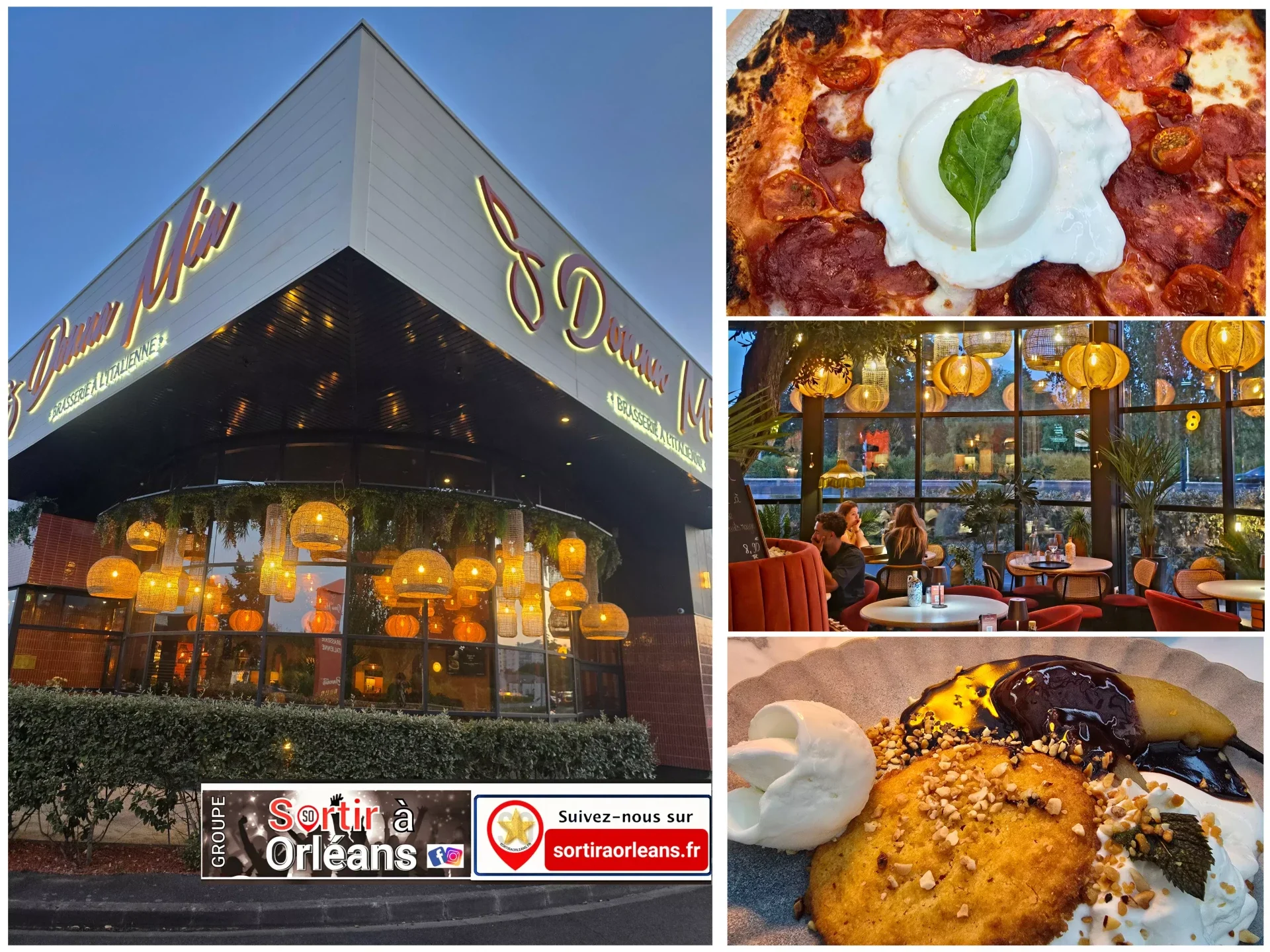 Photo de la pizzeria Donna MIa sur le site Sortir a Orleans 