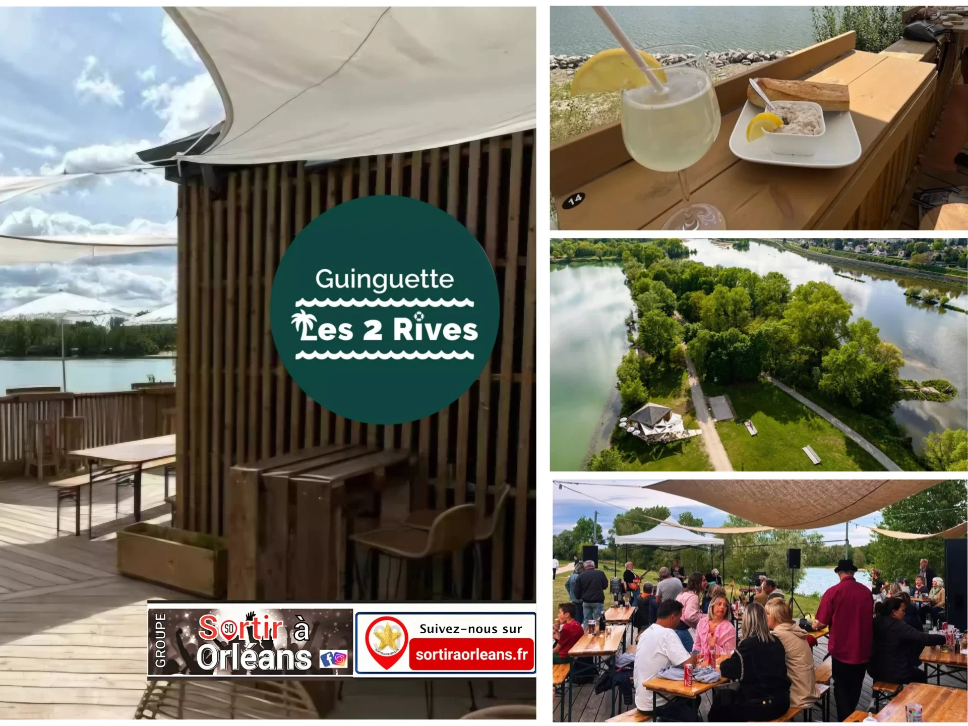 photo de la guinguette Les 2 Rives sur le site Sortir a Orleans