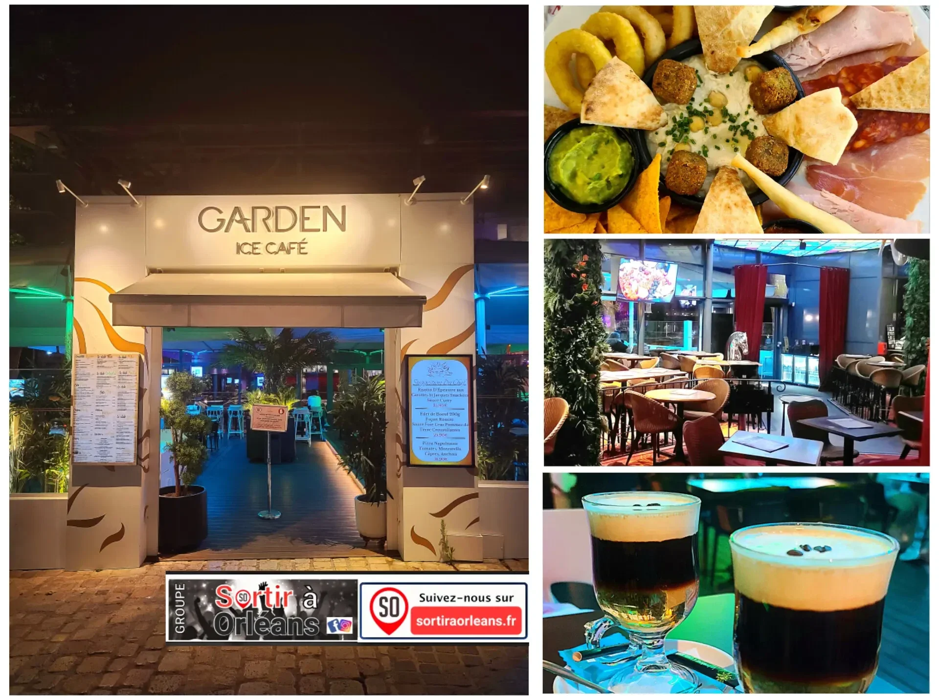 Photo du restaurant le Garden Ice Cafe sur le site Sortir a Orleans 