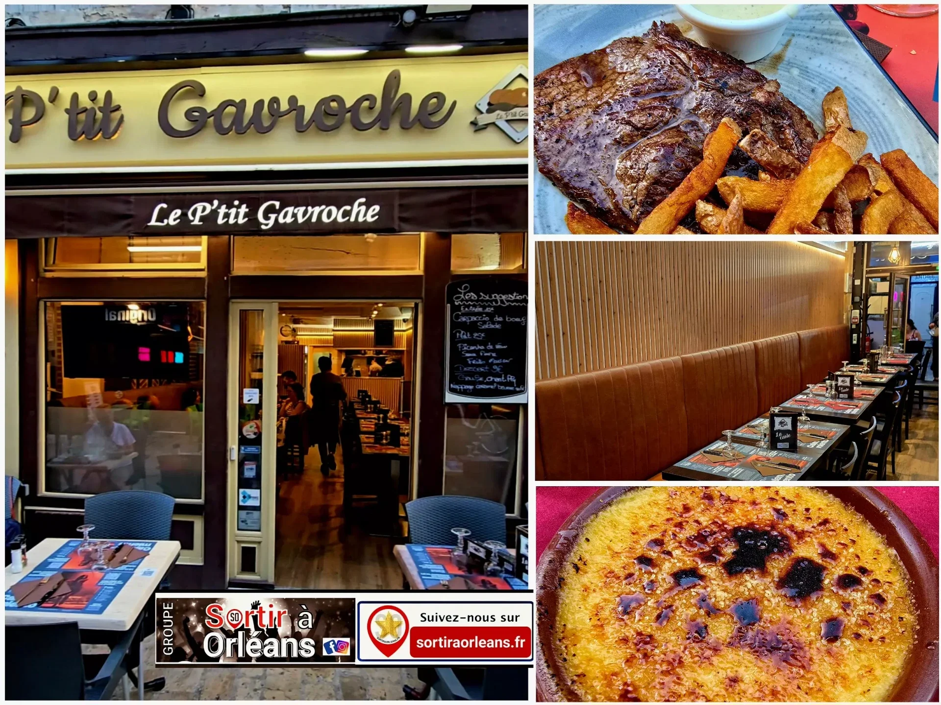 Photo restaurant le p'tit gavroche du site Sortir a Orleans