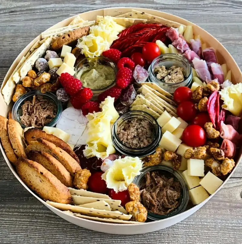 Photo planche fromage et charcuterie Piq et Croq 