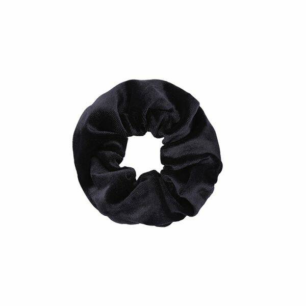 VELVET SCRUNCHIE - BLACK