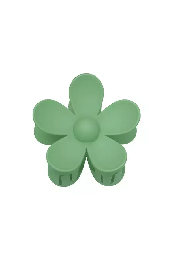 DAISY HAIR CLIP - GREEN