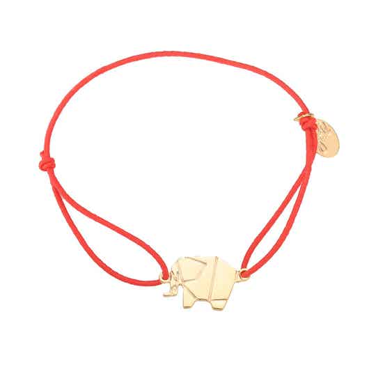BRACELET ELEPHANT - RED