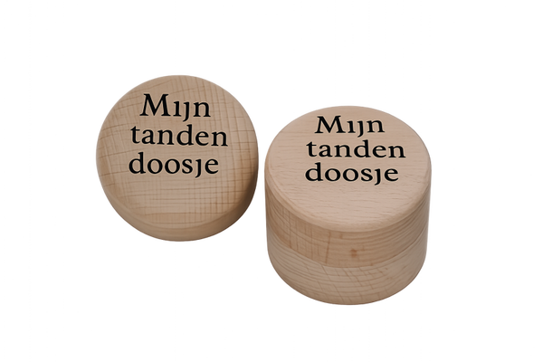Gepersonaliseerde bewaardoosje mijn tandjes