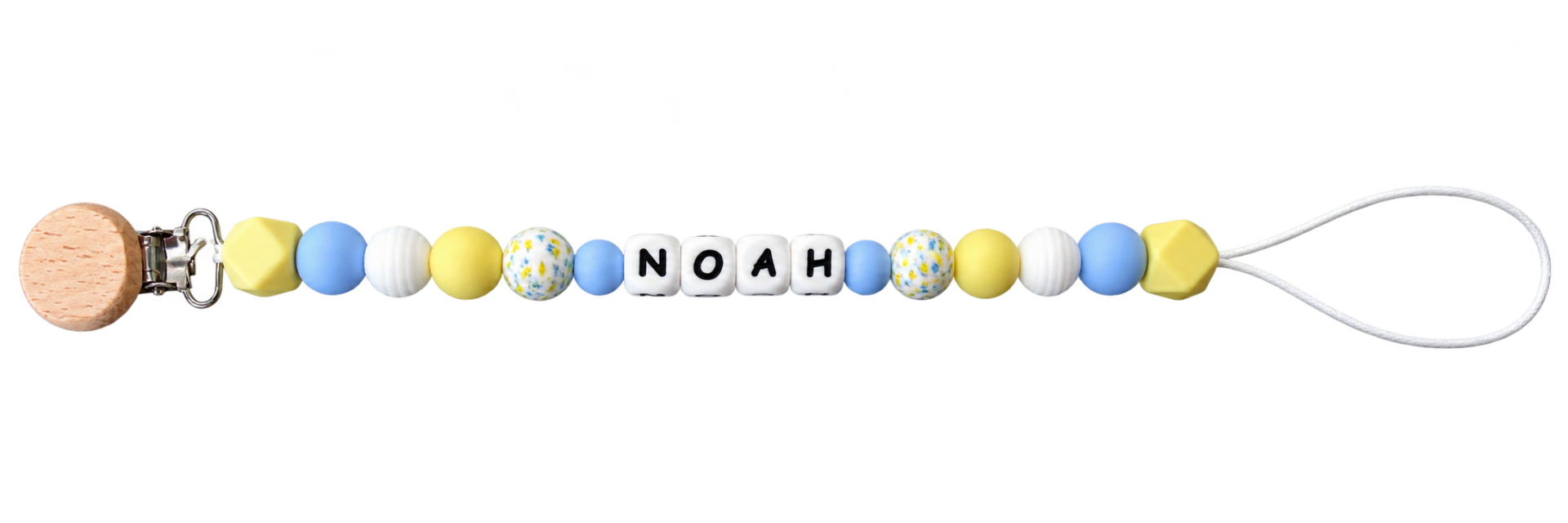 Gepersonaliseerde speenkoord Noah