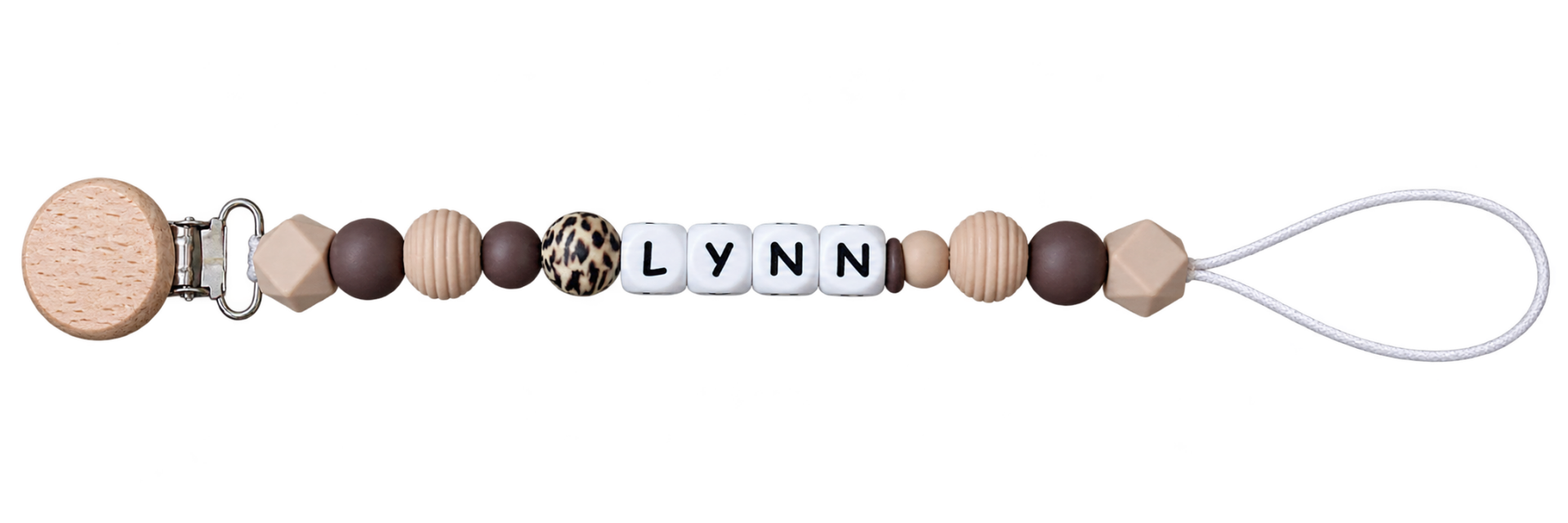 Gepersonaliseerde speenkoord Lynn