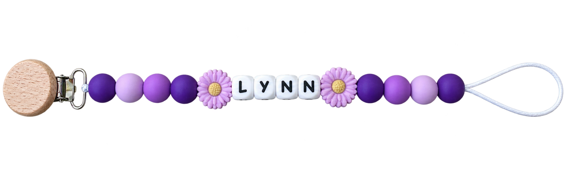 Gepersonaliseerde speenkoord Lynn