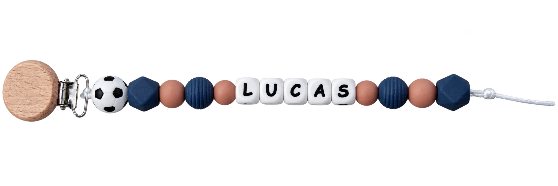 Gepersonaliseerde speenkoord Lucas
