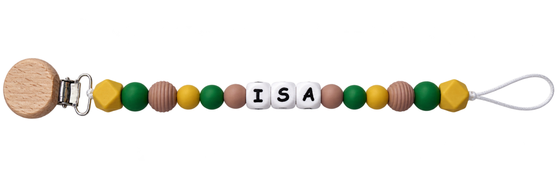 Gepersonaliseerde speenkoord Isa