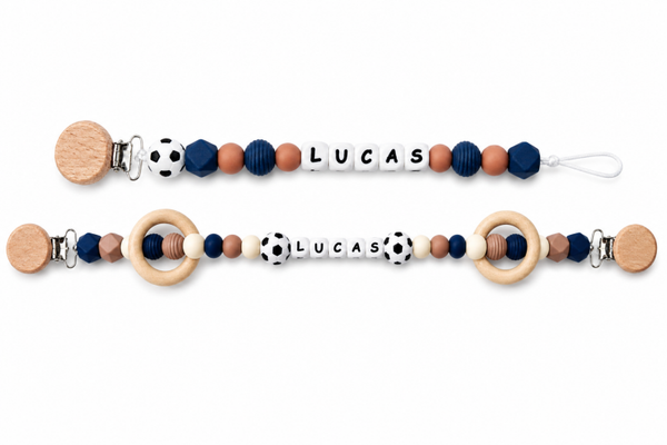 Combideal gepersonaliseerde speenkoord & wangenspanner Lucas