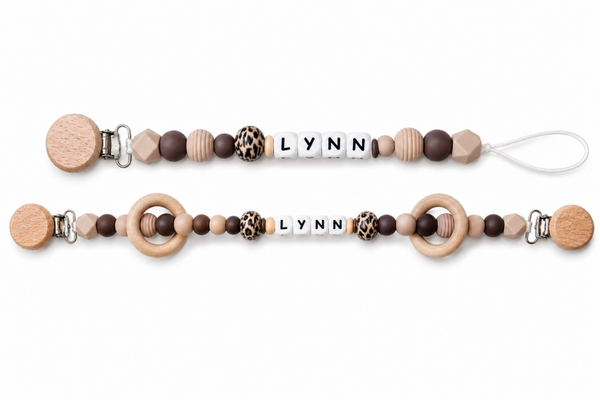 Combideal gepersonaliseerde speenkoord & wangenspanner Lynn