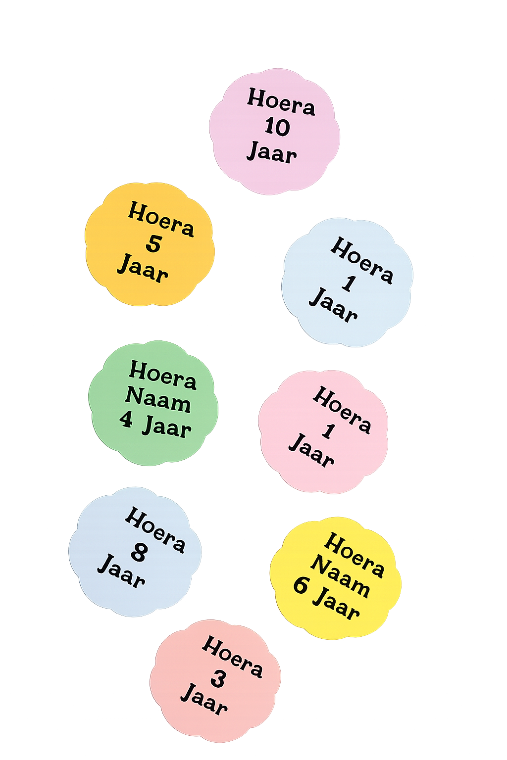 Traktatie - gepersonaliseerde sluitstickers
