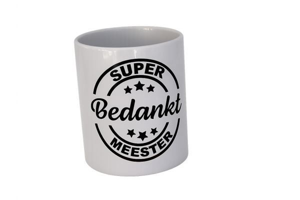 Gepersonaliseerd mok - super bedankt meester