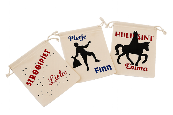 Gepersonaliseerde linnen strooigoedzakje