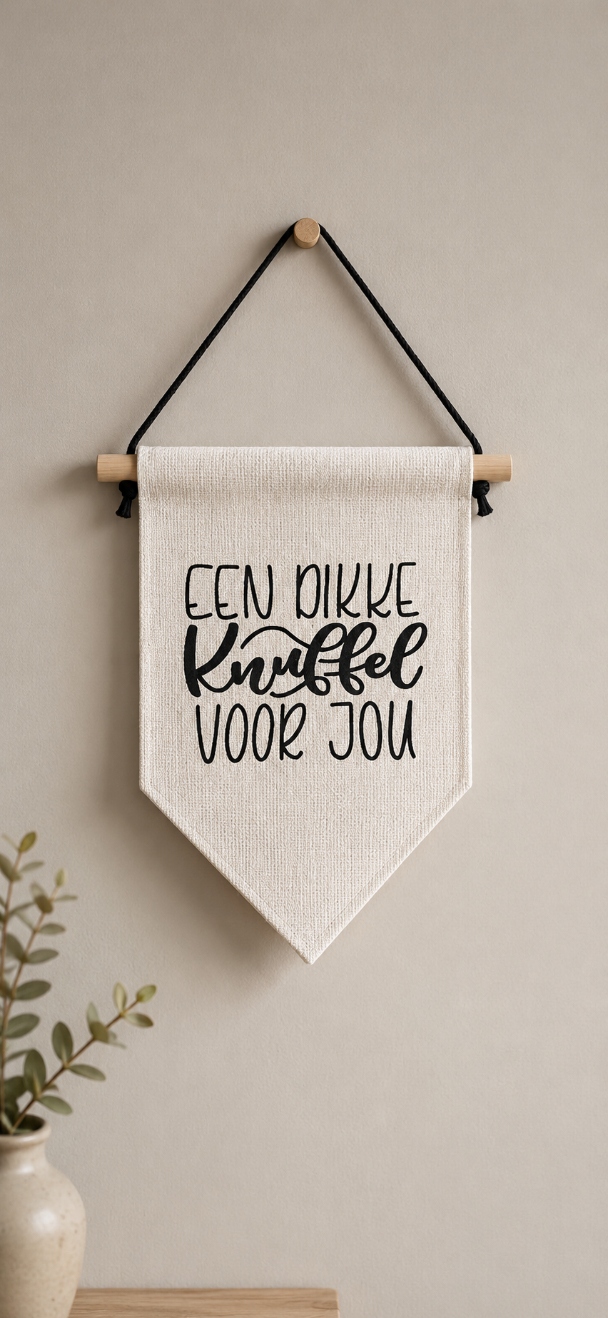 Dikke knuffel voor jou - vaantje