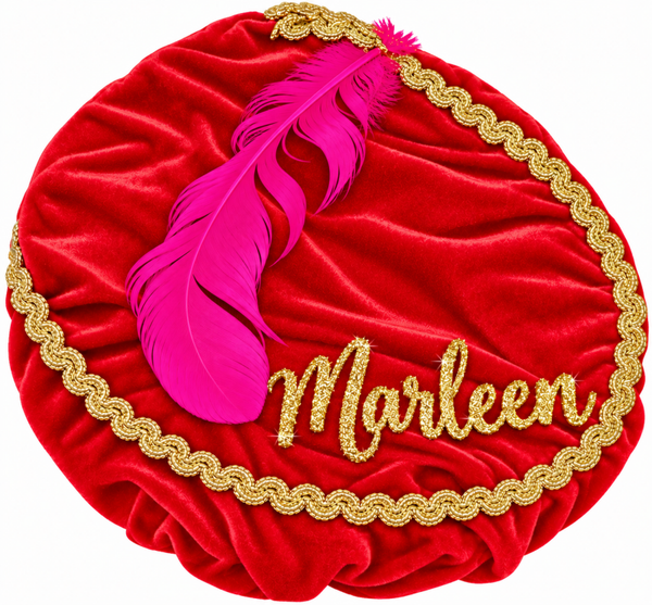 Gepersonaliseerde pietenmuts - rood