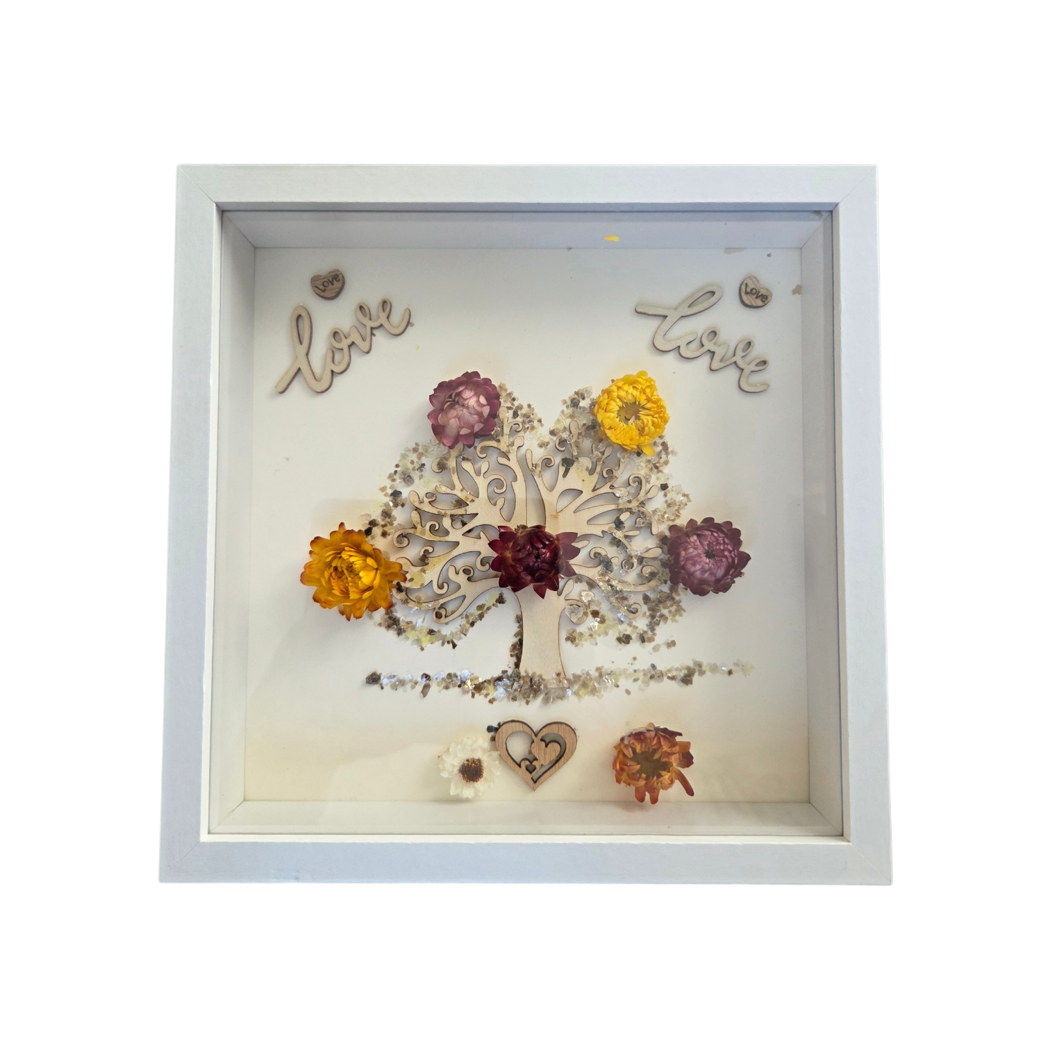 Tree of Love – Botanical Shadow Frame