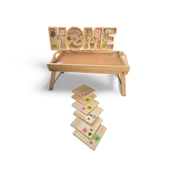 Spring Floral Tray Gift Set