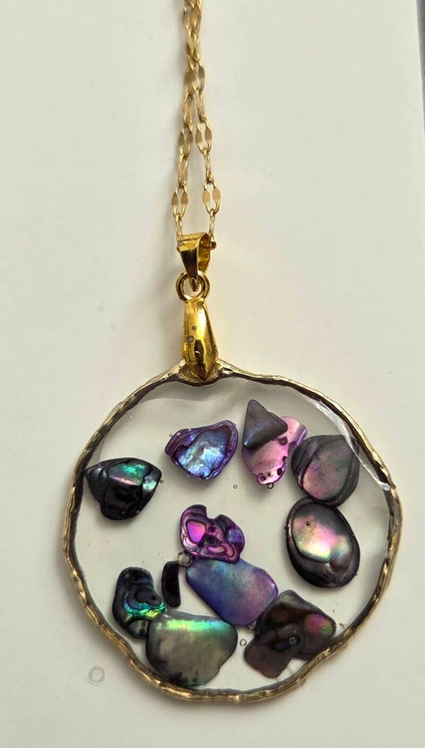 Ocean Glow Resin Range- Pendant Necklace
