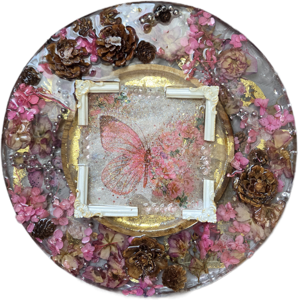 Summer Bitanical Butterfly Wall Art