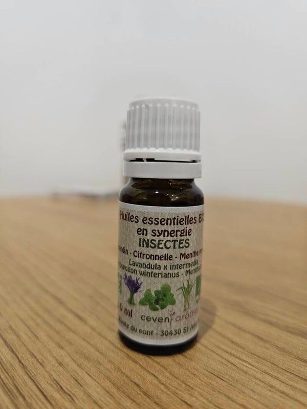 Huile essentielle BIO en synergie Insectess