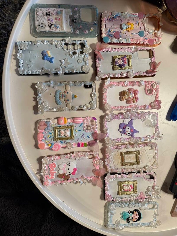 Mob-dekksel med unik pynt!