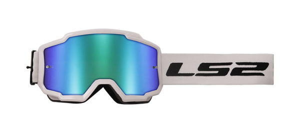 LS2 Charger crossbril Wit met iridium lens