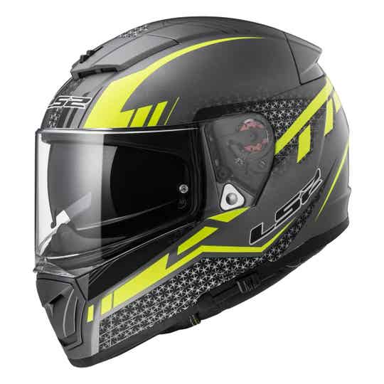 LS2 FF390 Breaker Split mat titanium yellow