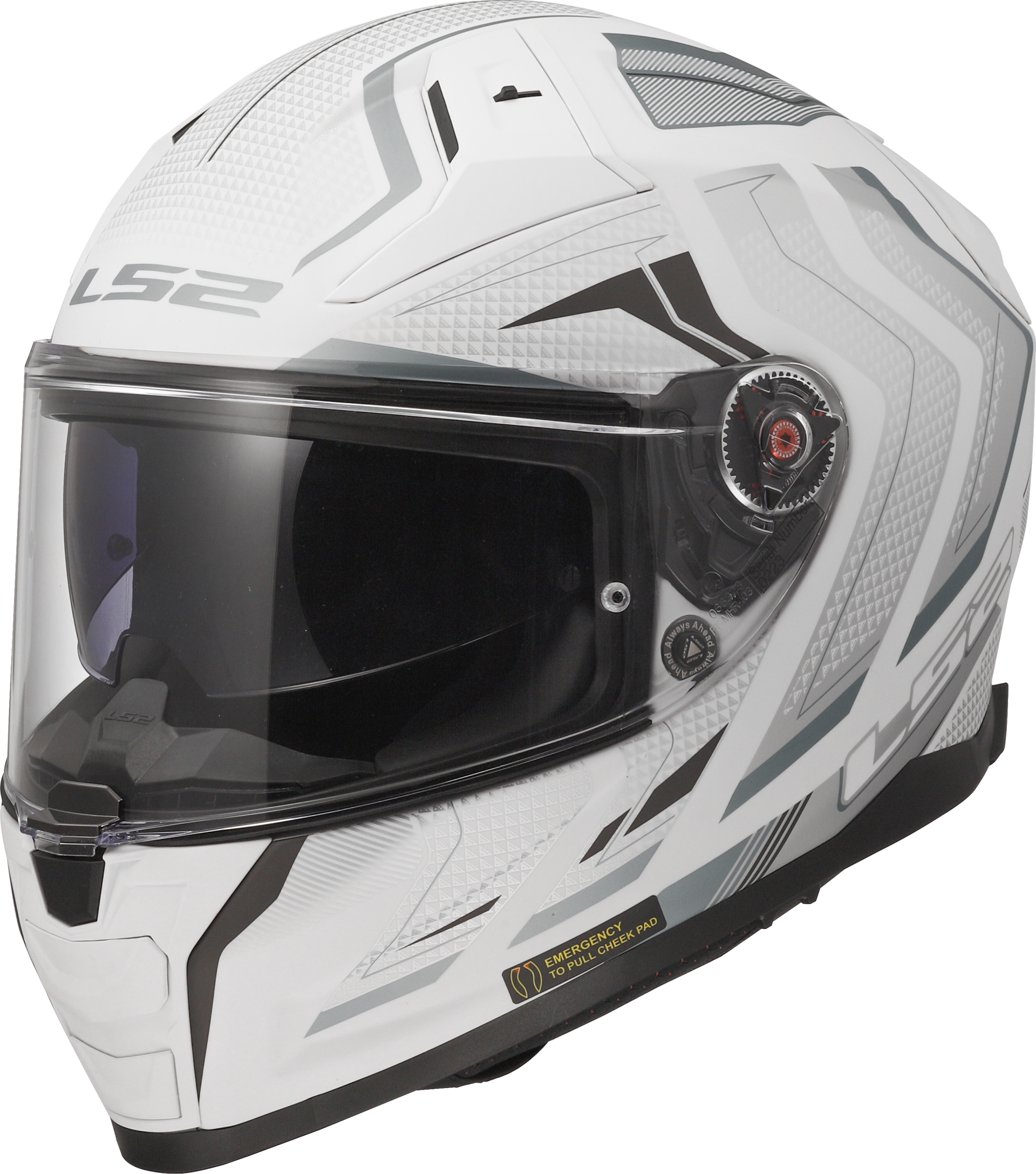 LS2 FF811 Vector II Alizer White/Silver