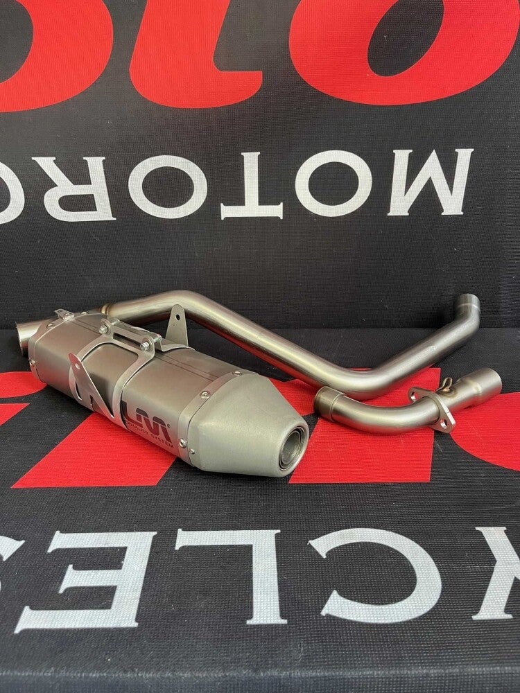 Compleet titanium LM uitlaatsysteem