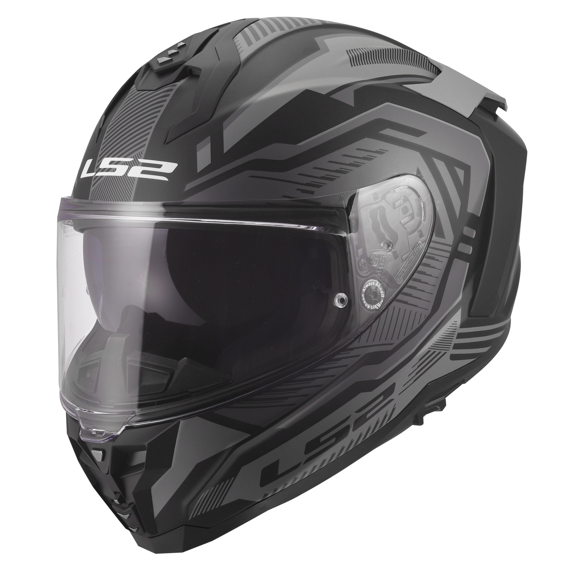 LS2 FF817 Challenger II Dravix Grey