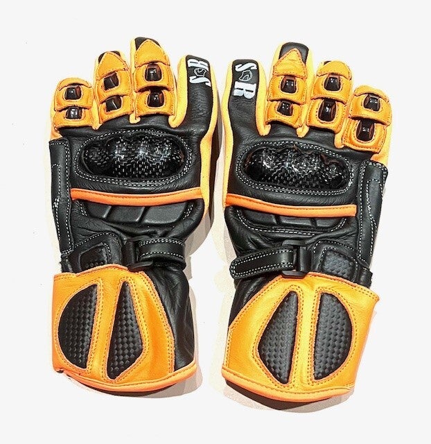 SR Race handschoen Kids oranje/zwart