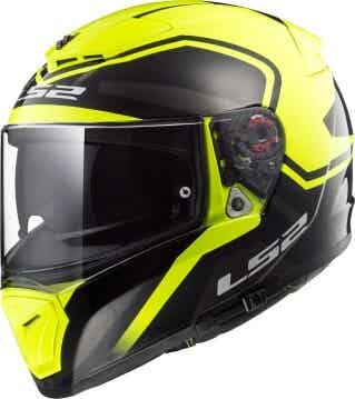 LS2 FF390 Breaker Bold - glans zwart fluo geel