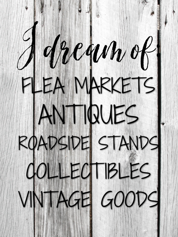 I Dream of Flea Markets Digital Download
