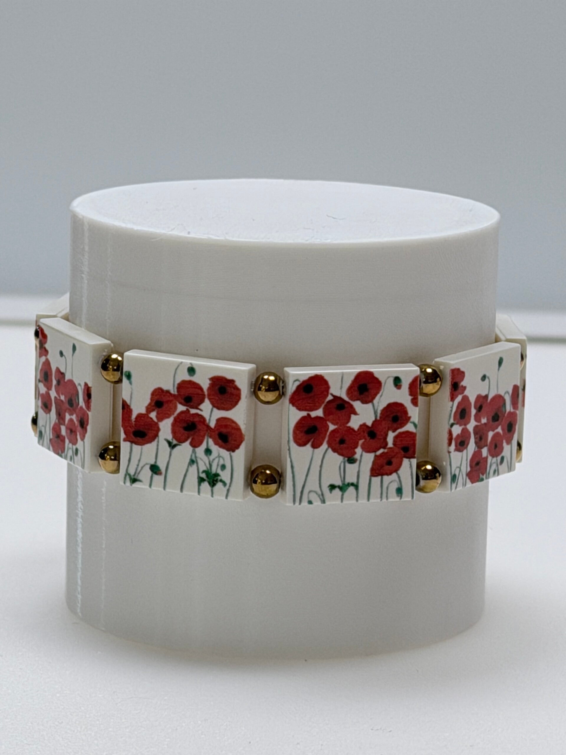 Bracelet Coquelicots en briques LEGO®