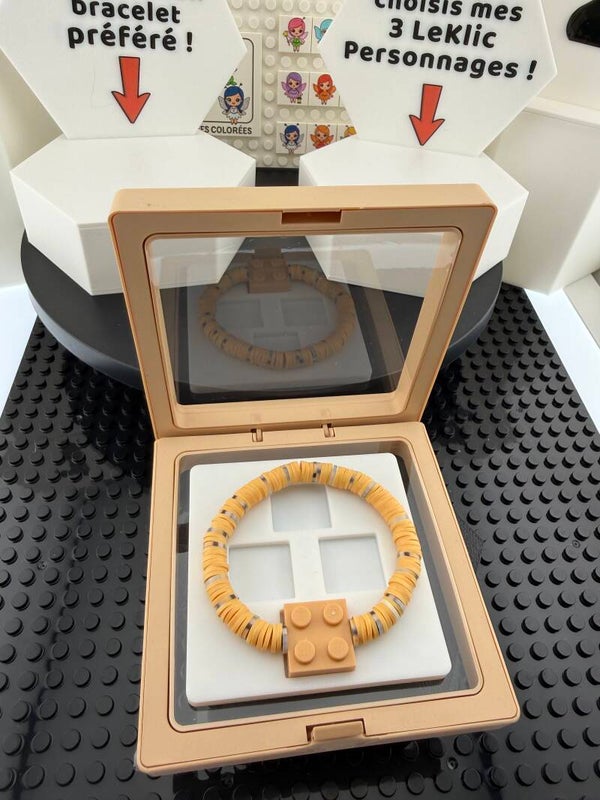 Bracelet enfant briques LEGO® et perles fait main — LeKlic