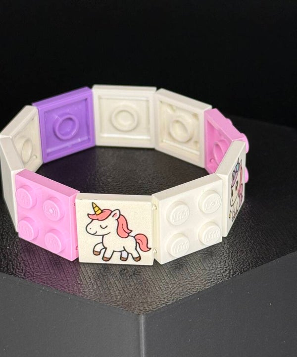 Bracelet enfant team licorne fait main — LeKlic en briques LEGO®