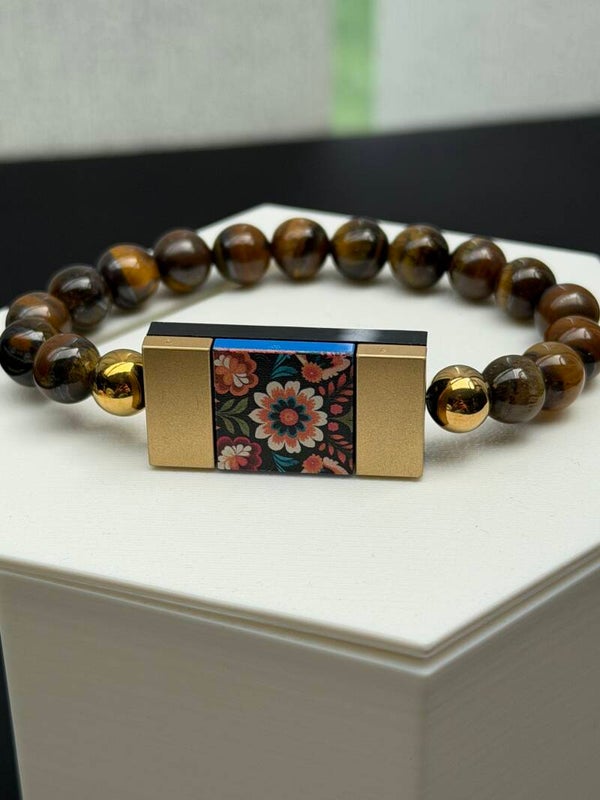 Bracelet femme briques et perles fait main — LeKlic en briques LEGO®