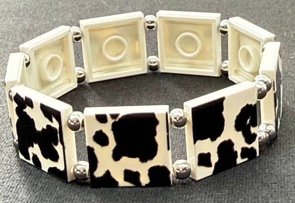 Bracelet femme motif vache fait main — LeKlic en briques LEGO®