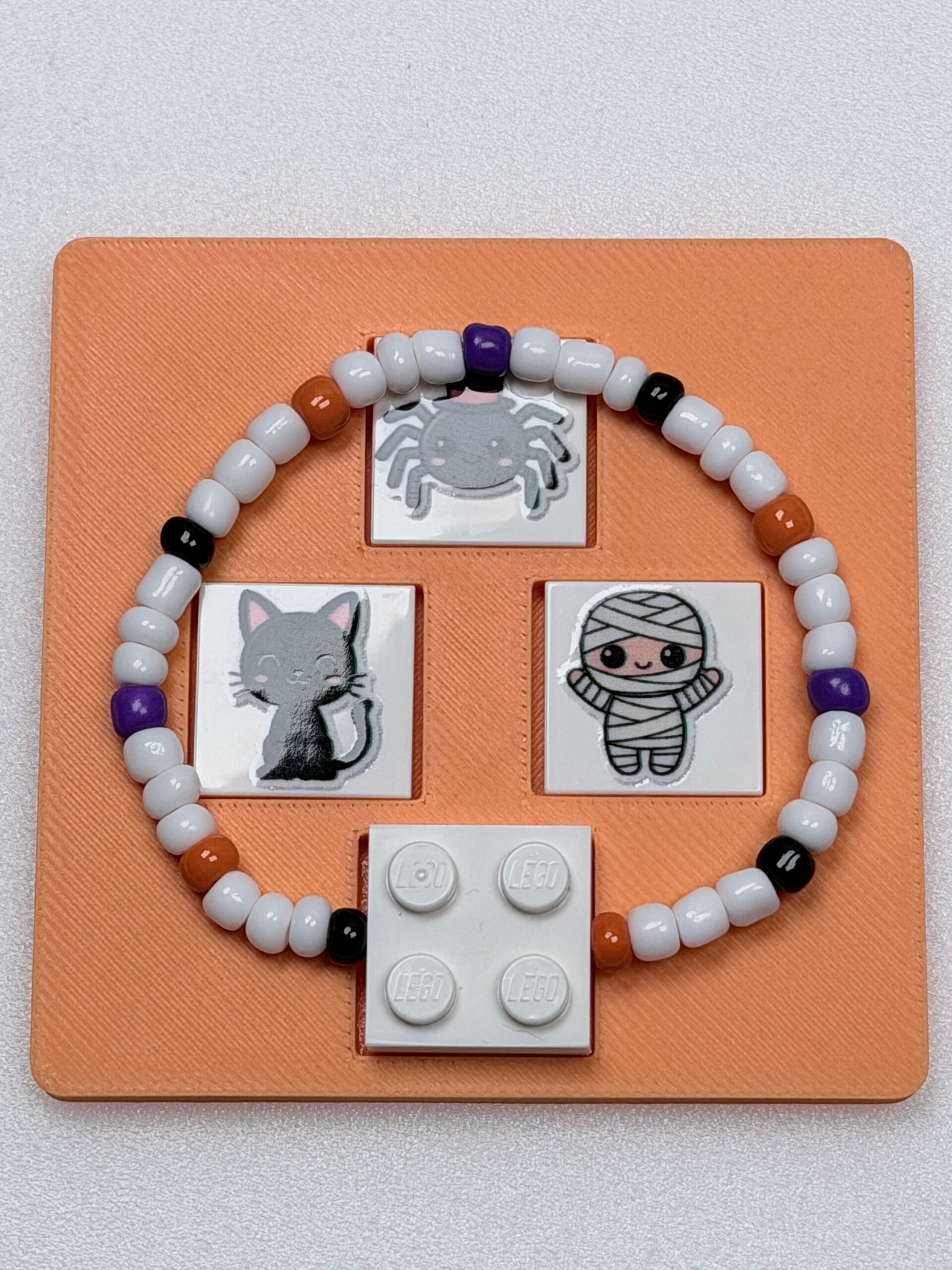 Bracelet Halloween Enfant – 3 Briques LEGO® interchangeables