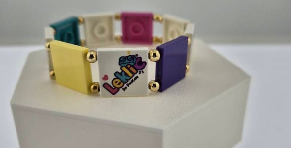 Bracelet QR Code personnalisable fait main — LeKlic en briques LEGO®